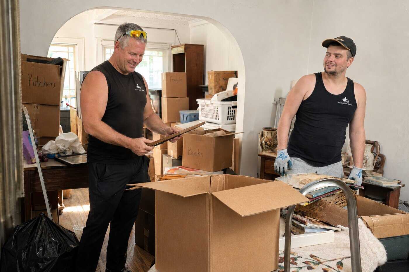 Martin's Junk Hauling & Recycling junk removal crew in Portland, OR